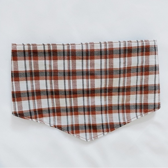 Matching Dog Bandana + Crop Top Button Down Set - Picture 6 of 6